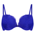 Marine Padded Push-Up Underwired Bra, Blue
