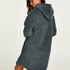 Snuggle Fleece Lounge Dress, Blue