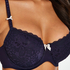 Maya Padded Underwired Bra, Blue