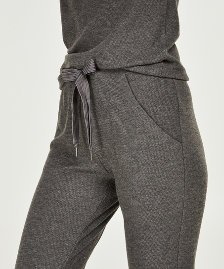 Waffle pyjama set, Gray