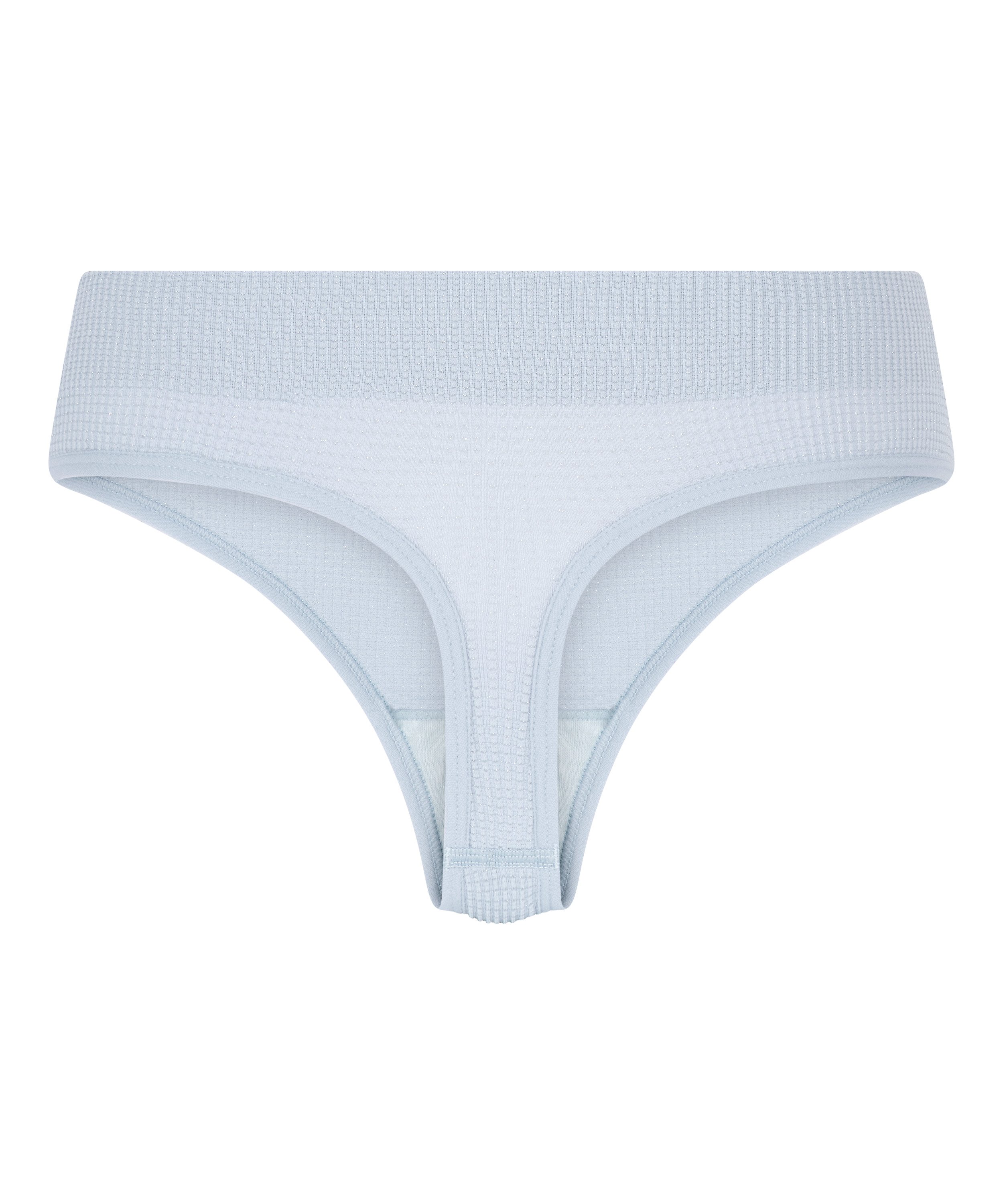 Dianne High Leg Thong, Blue, main