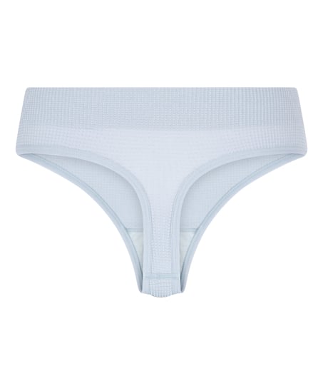 Dianne High Leg Thong, Blue