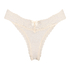 Cotton extra low thong, Beige