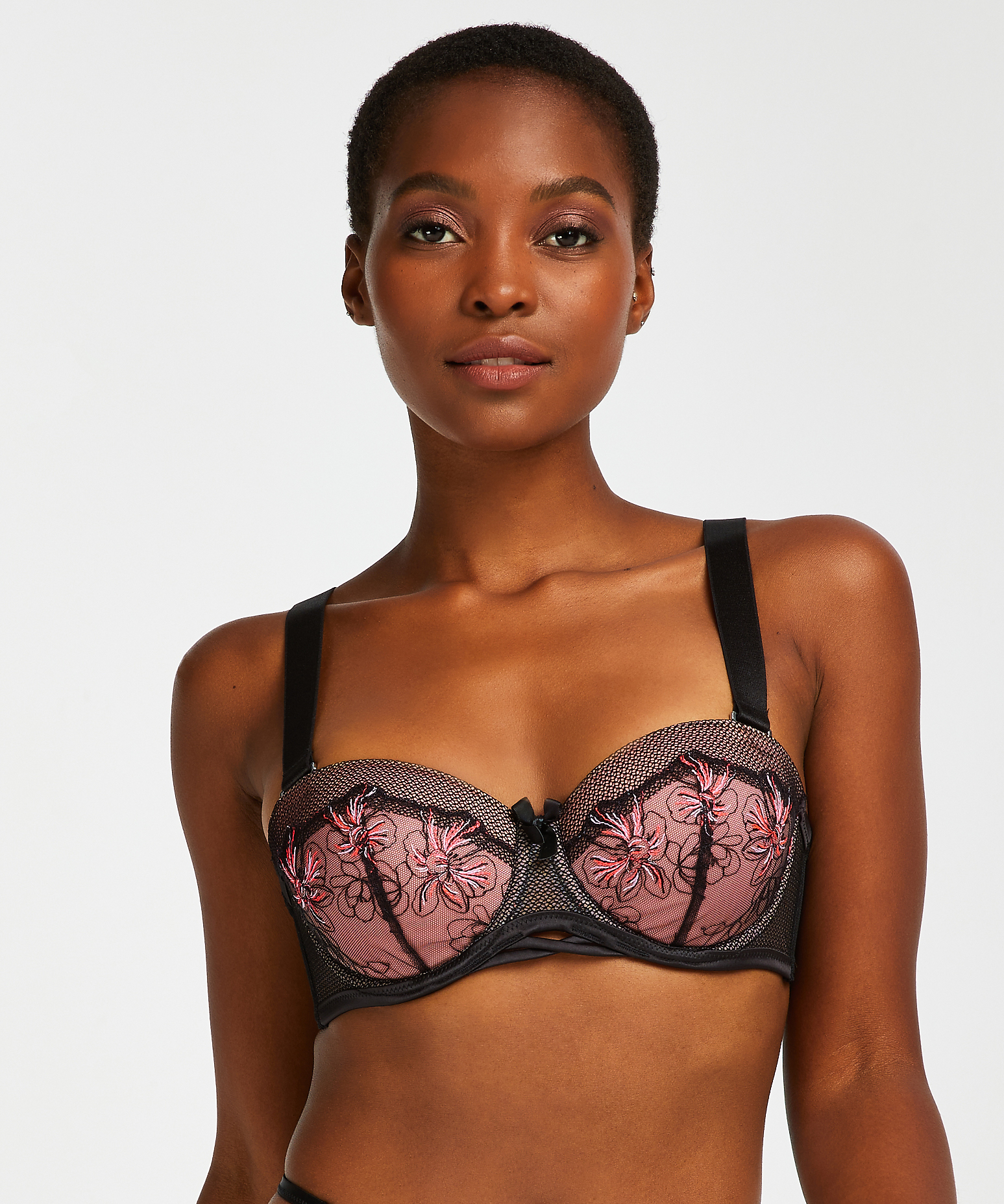 Padded Underwired Bra Emily, Black, main