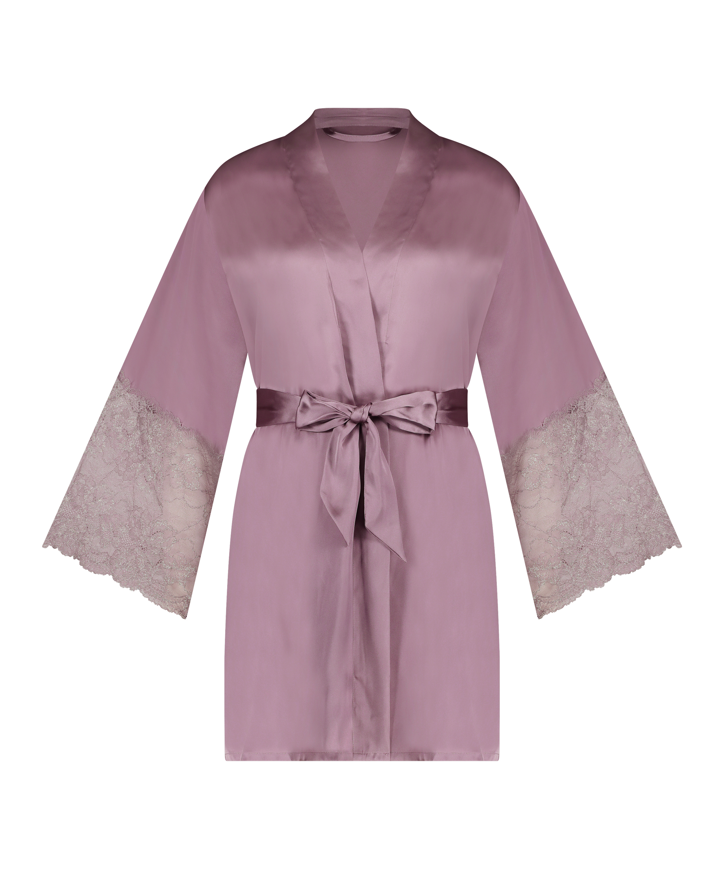 Satin Kimono, Purple, main