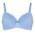 Marine Padded Underwired Bra, Blue