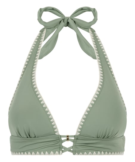 Joburg Triangle Bikini Top, Green