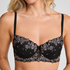 Chloe Padded Underwired Bra, Black