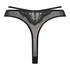 Lidia  High Leg Thong, Black