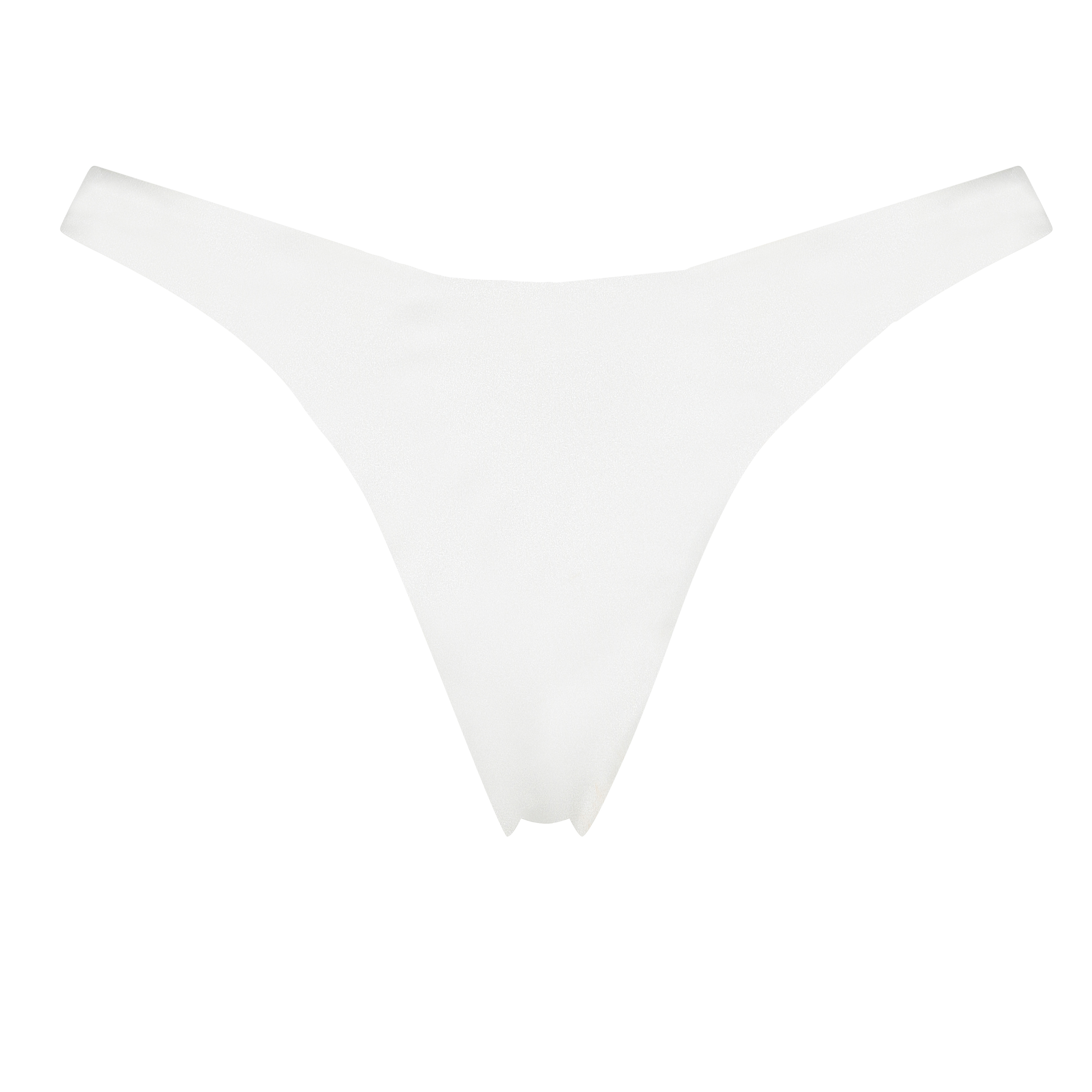 Lola high leg bikini bottoms, White, main
