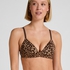 Mona padded non-underwired bra, Brown