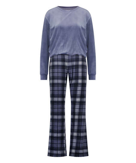 Pyjamaset with Bag, Blue