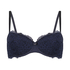 Marine Padded Underwired Bra, Blue