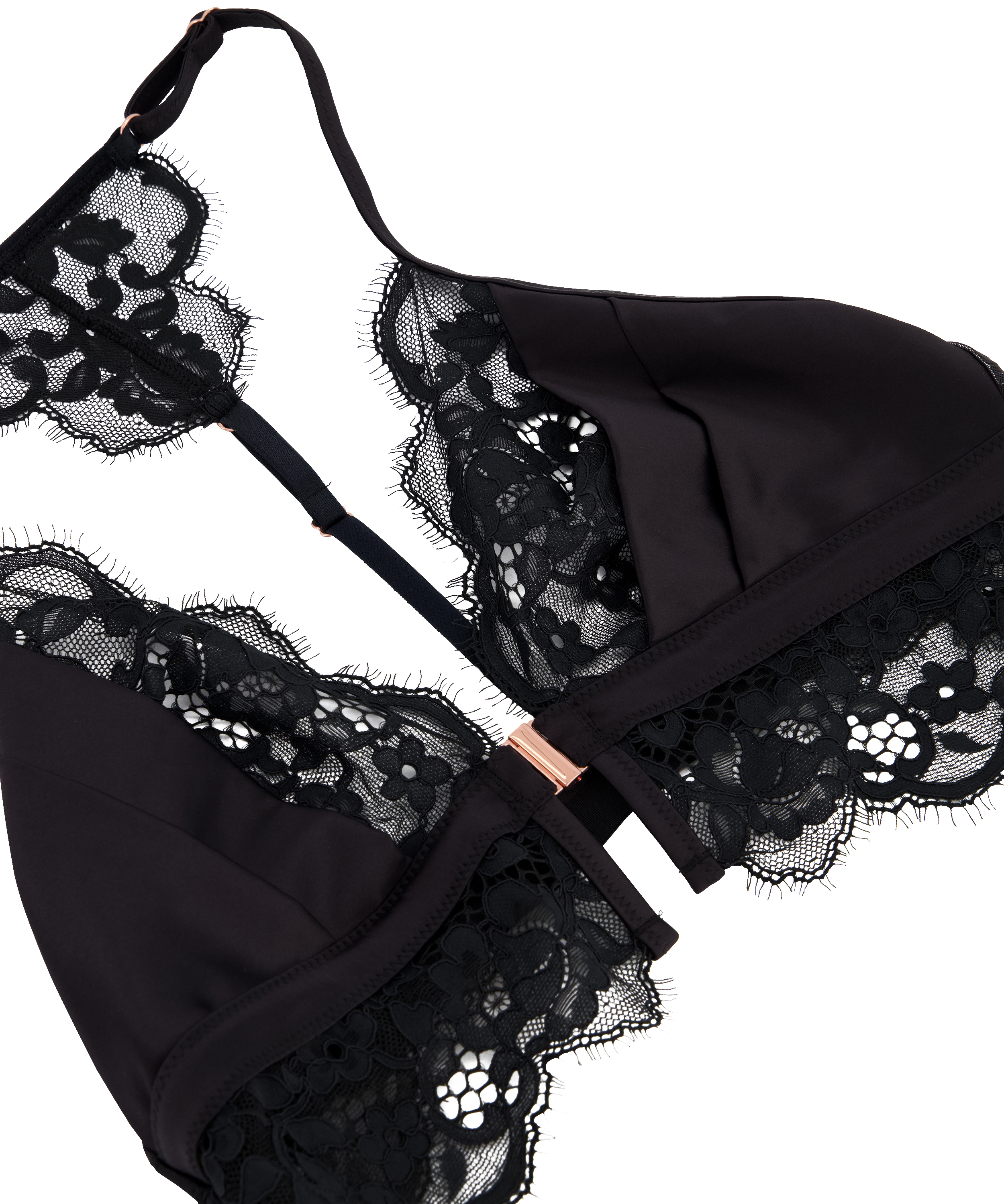 Genevieve Bralette, Black, main