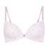 Plunge Padded Underwired Bra, Pink