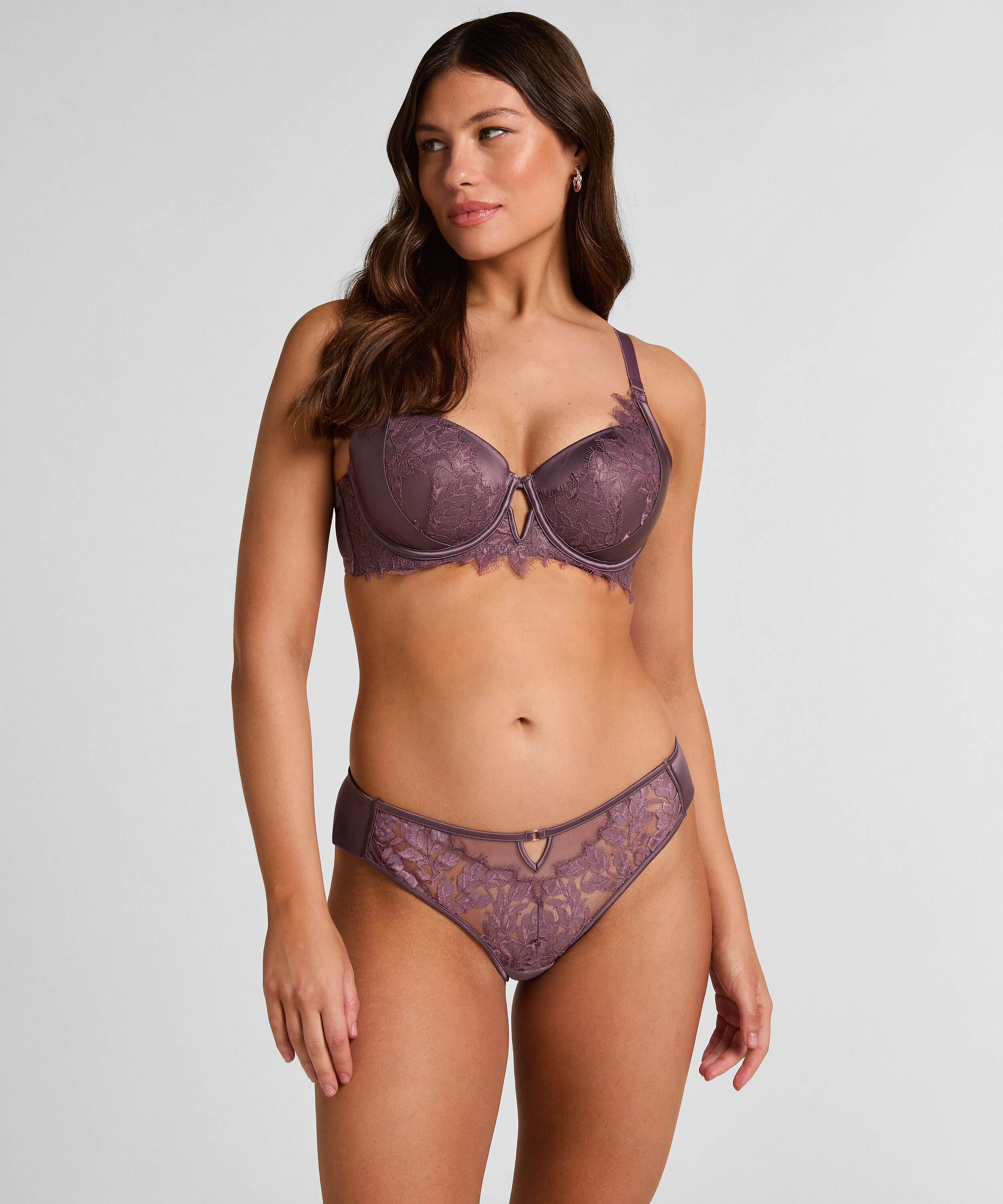 Malou Padded Underwired Bra, Purple