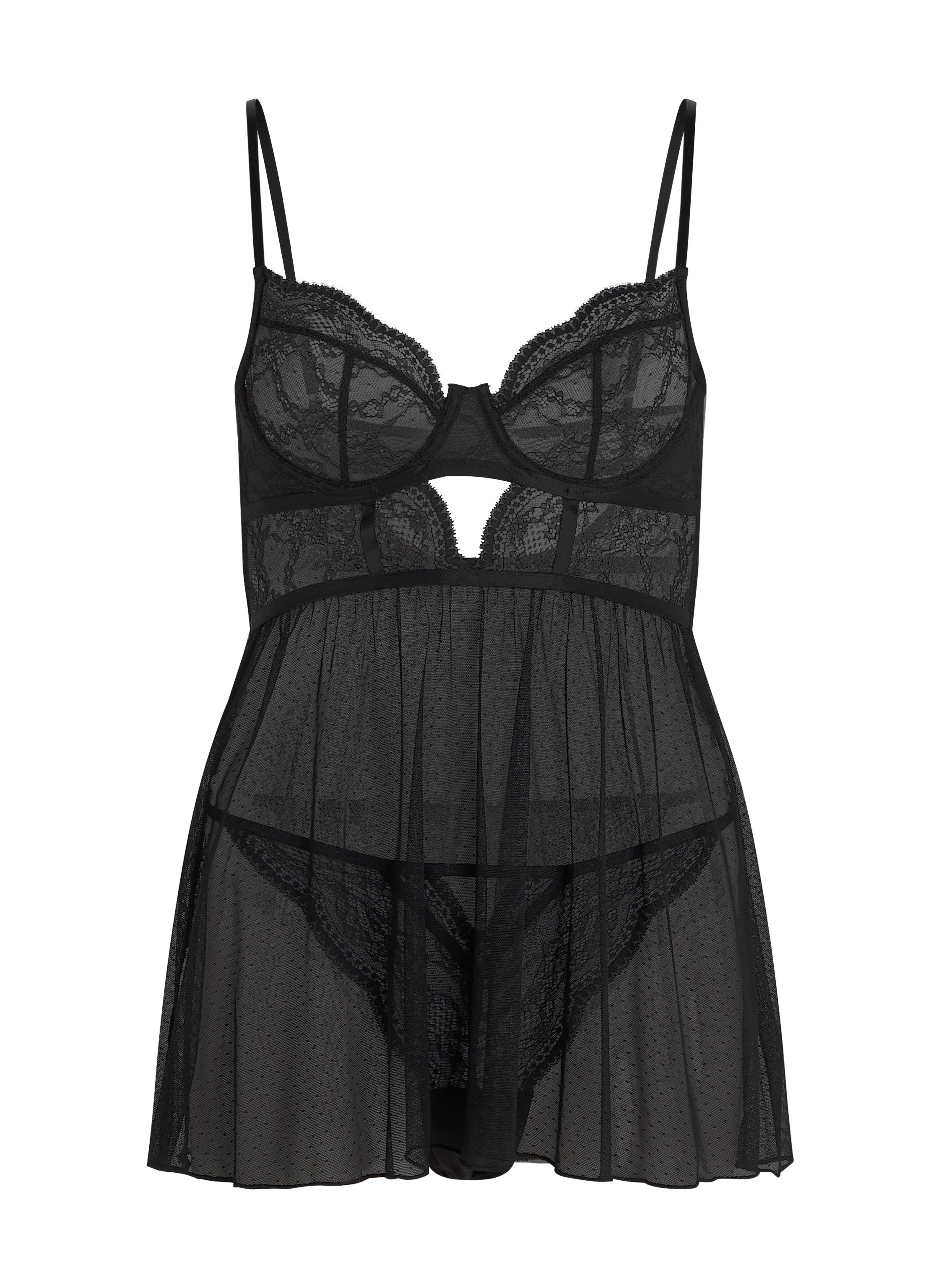 Isabelle Babydoll, Black, main