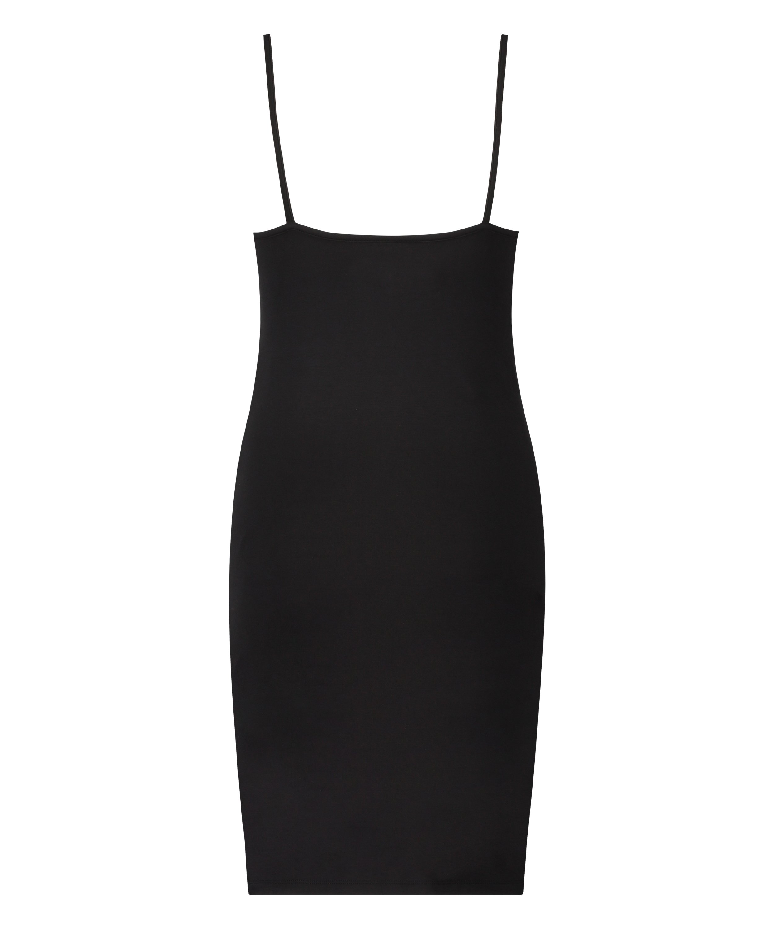 Henley Slipdress, Black, main