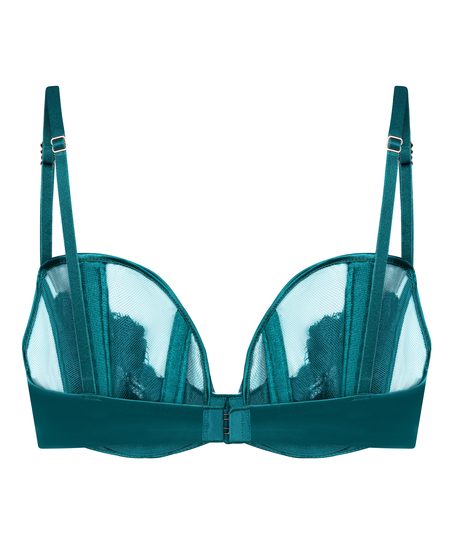 Ember Non-Padded Underwired Bra, Green
