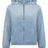 Velour hoodie jacket, Blue