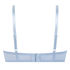 Cherry Padded Underwired Push-Up Bra, Blue