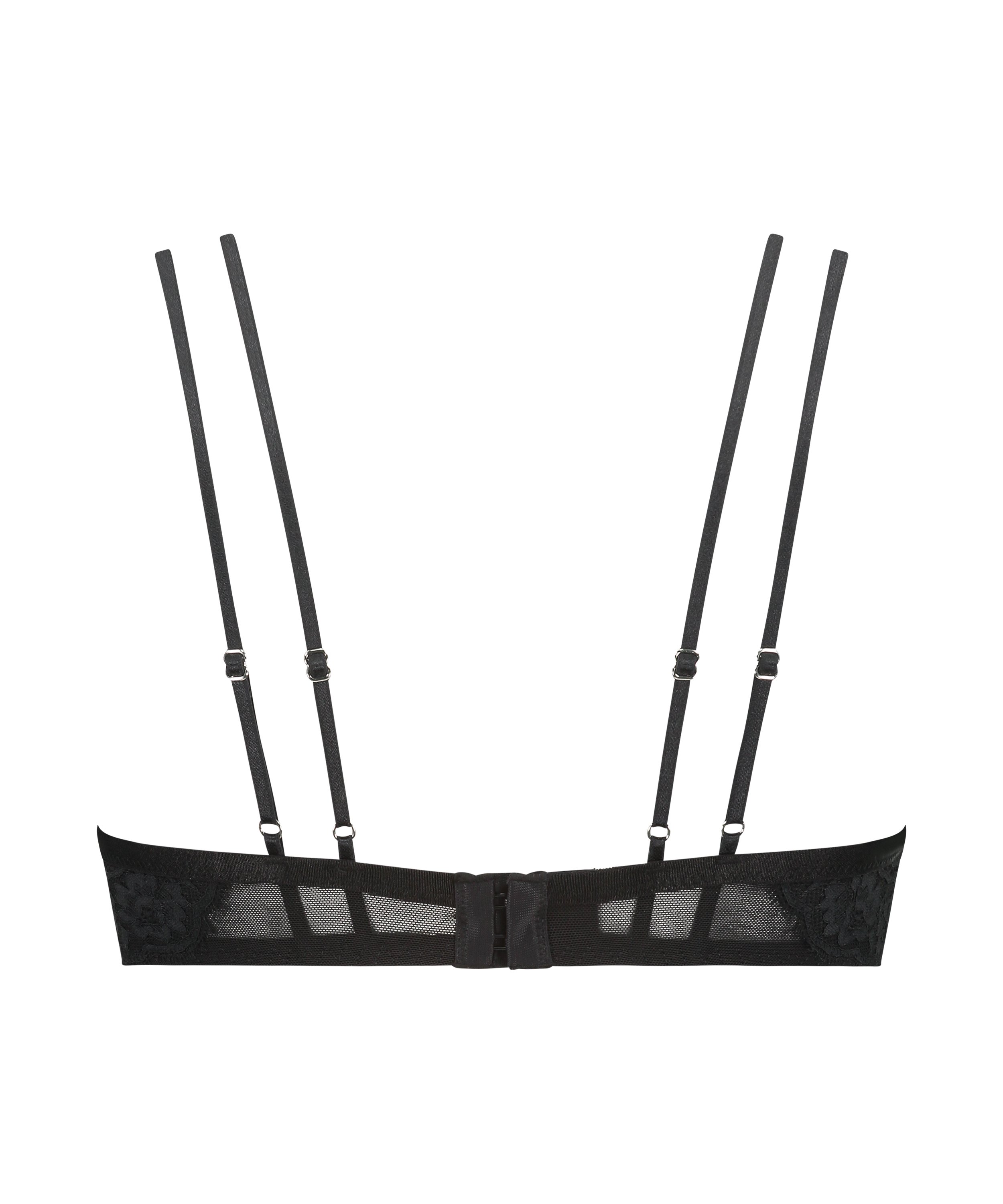 Blaise Padded Underwired Bra, Black, main