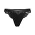 Whitney Highleg Thong, Black