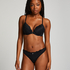 Marine Padded Push-Up Underwired Bra, Black