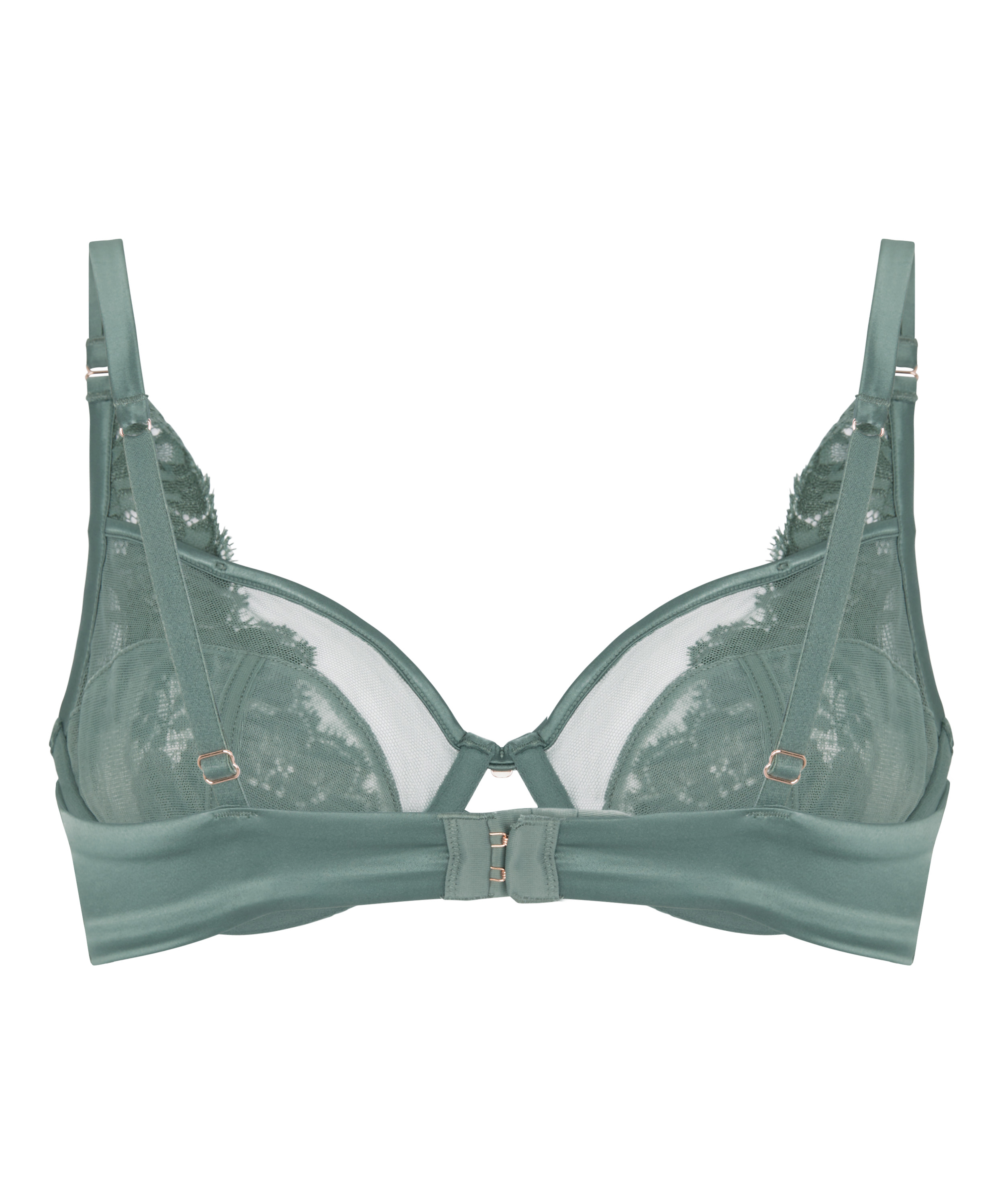 Grace Non-Padded Underwired Bra, Green, main