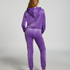 Velours Jogging Pants, Purple