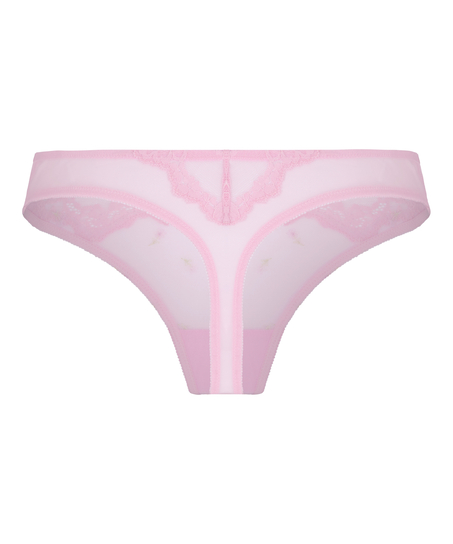 Highleg Thong Camellia, Pink