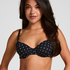 Padded Underwired Bikini Top Bardolino, Black