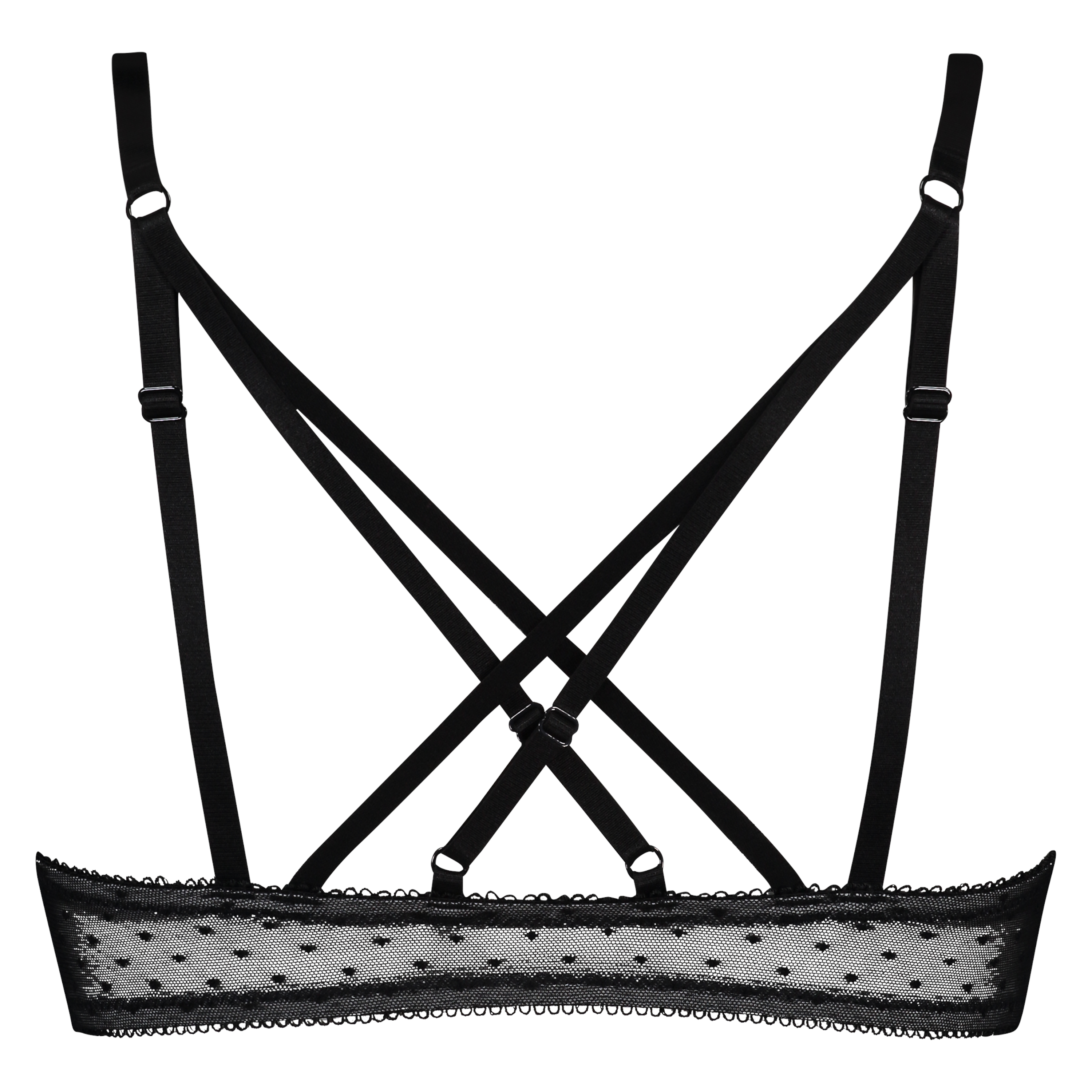 Clementine Padded Underwired Push-Up Bra, White, main