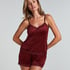 Pyjama Cami Velours Lace, Purple