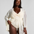 Beach Crochet Kaftan, White