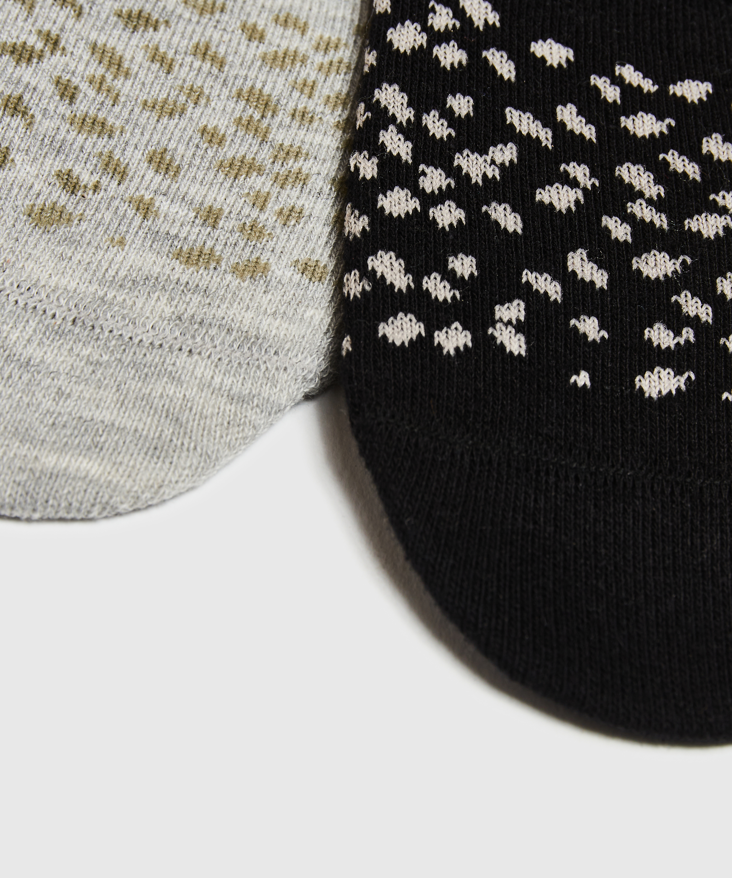 2 Pairs Of Socks, Black, main