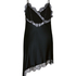 Slipdress Asymmetric, Black
