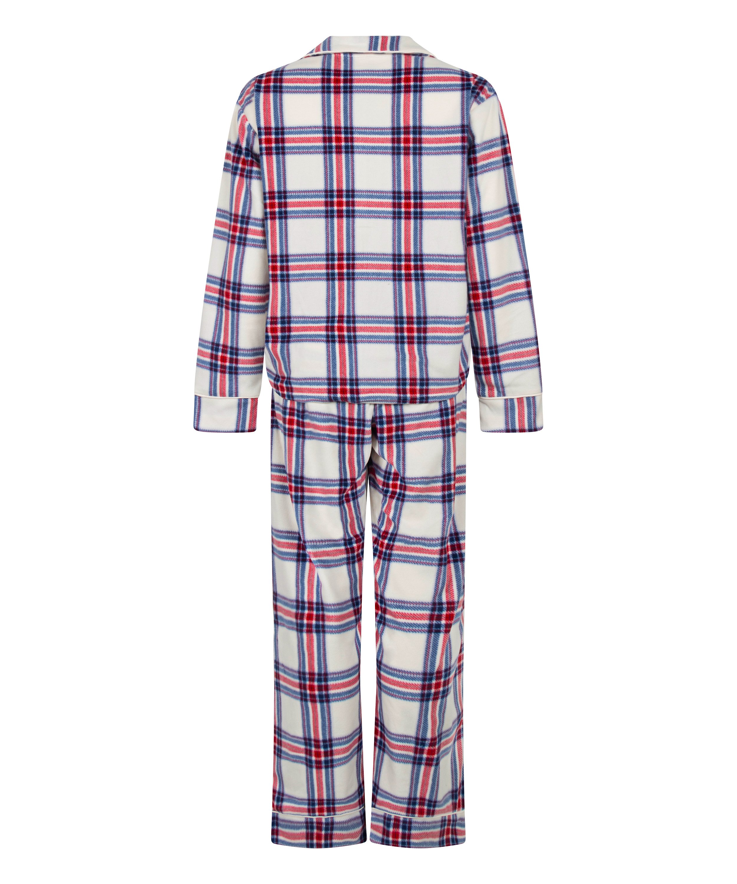 Pyjamaset Polar Fleece, White, main