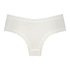 V-shaped Brazilian knickers mesh, White