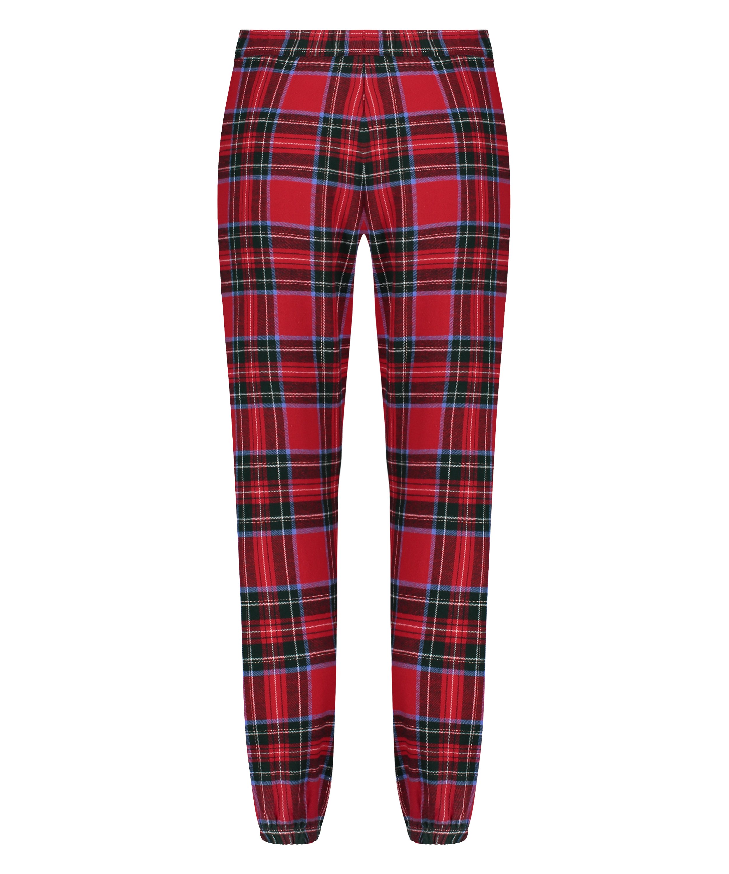 Flannel Pyjama Pants, Red, main