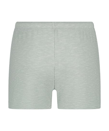 Rib Shorts, Green