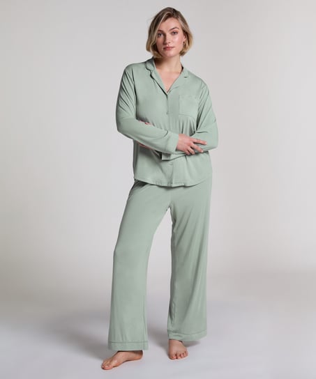 Essential Jersey Long-Sleeved Jacket, Green