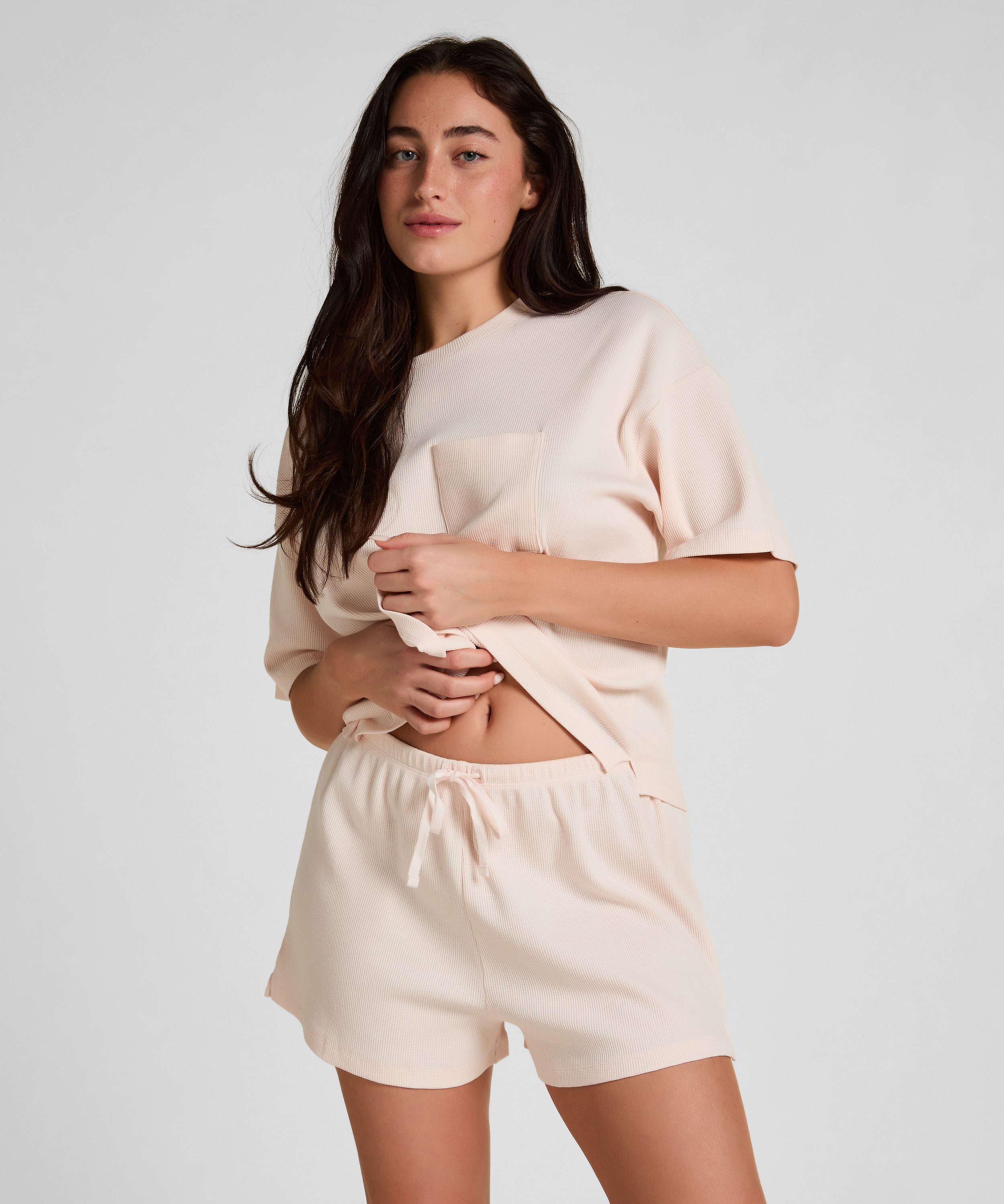 Short Waffle, Pink, main