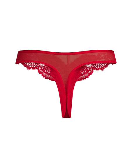 Whitney Highleg Thong, Red