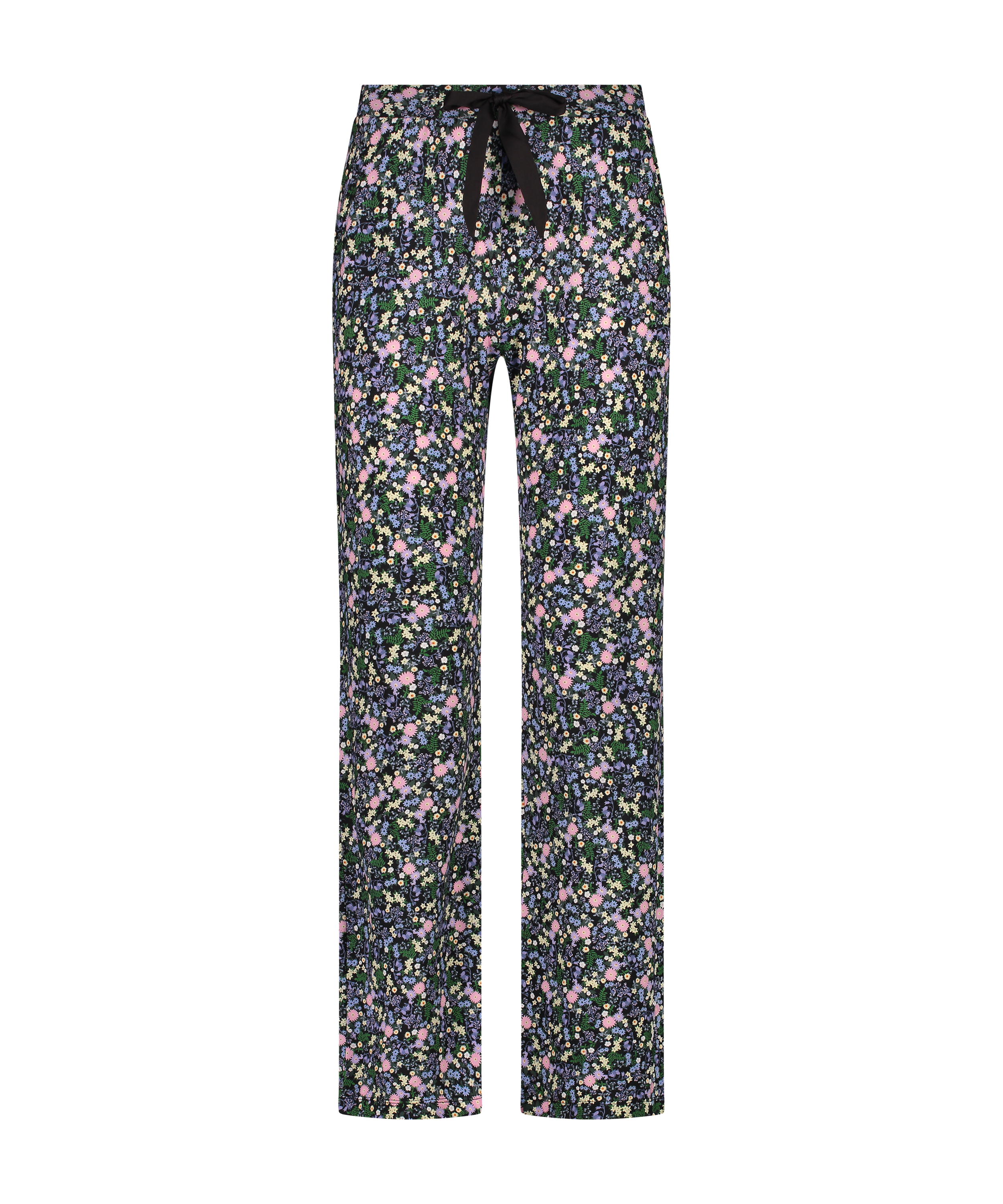 Jersey Pyjama Pants, Black, main