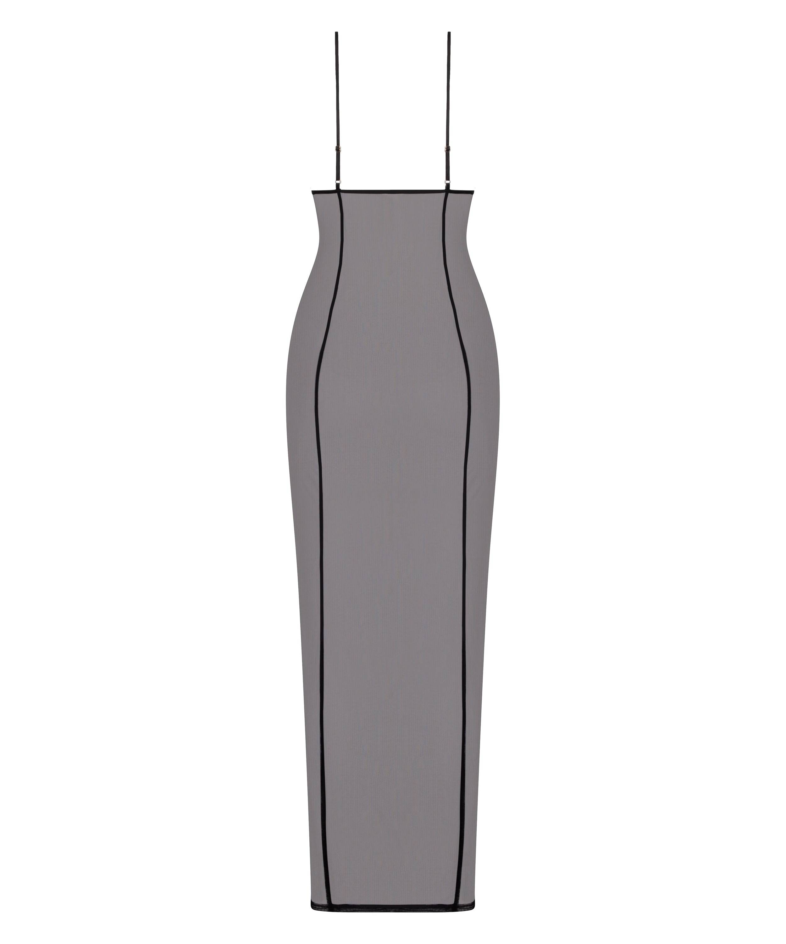 Maxime Slip dress, Black, main