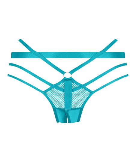 Sting Open Crotch Brazilian, Blue