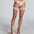 Stay Ups 15 Denier Lace, Pink