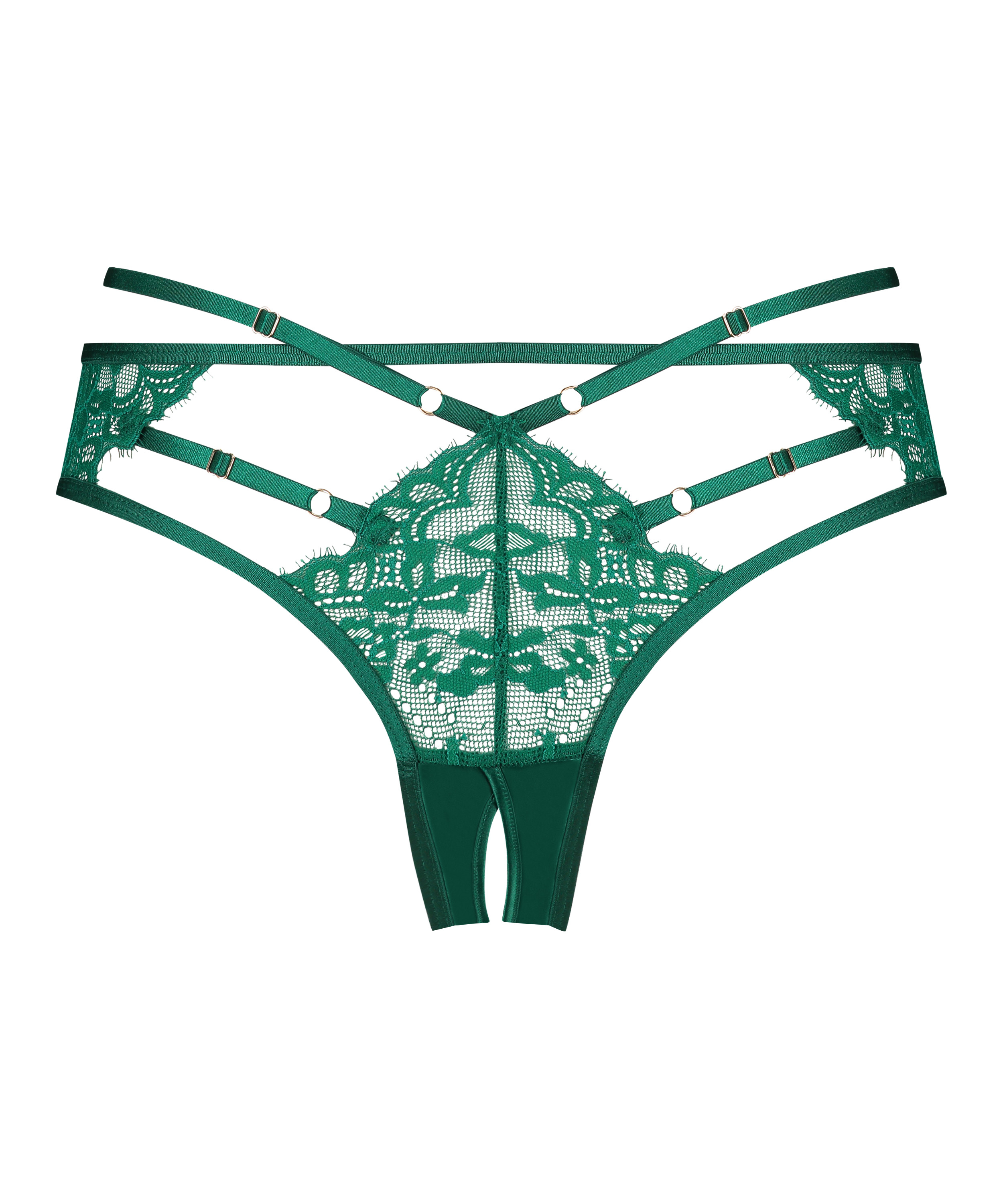 Iggy Open Crotch Brazilian, Green, main