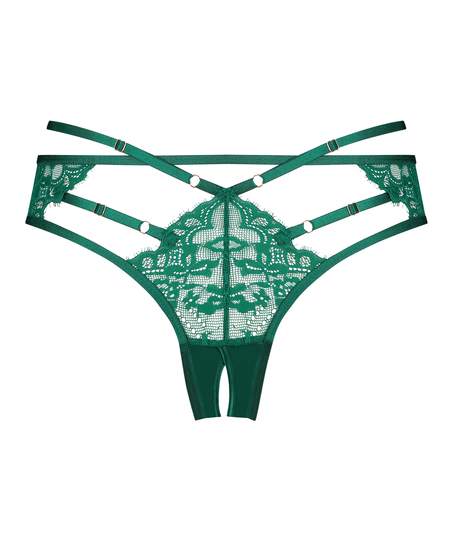 Iggy Open Crotch Brazilian, Green